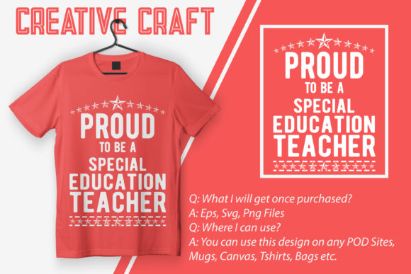 Graphics for Crafts: Proud to Be a Special Education Teacher
