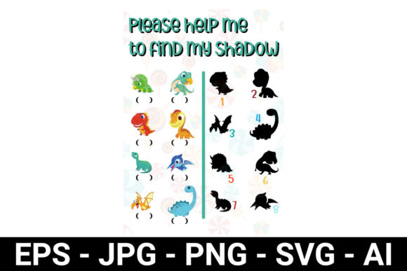 Kids Activity Book Template for PreK Graphics Design Projects