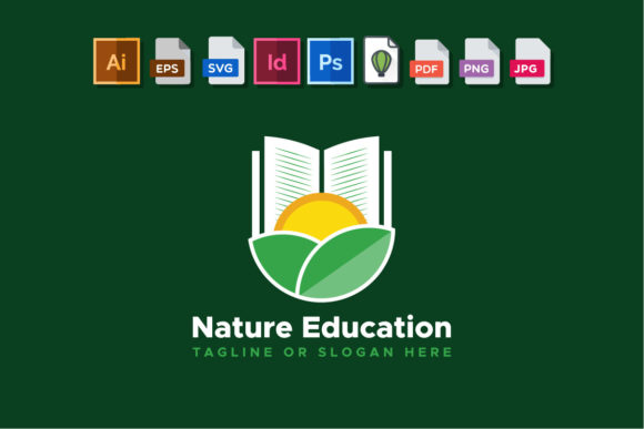 Nature Education Logo Fits Organic Branding Projects