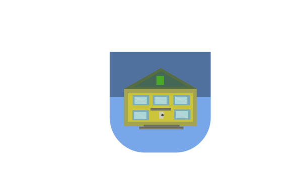 School Building Education Graphics & Icons for Local Brand Storytelling