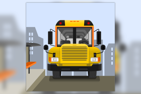 School Bus on Road with Cityscape: A Designer’s Real-World Review