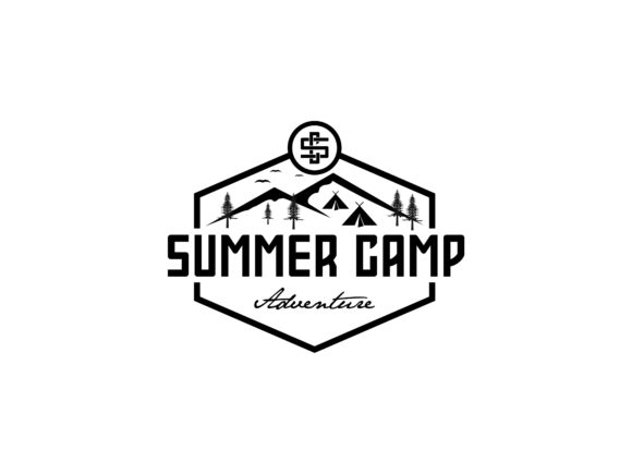 Summer Camp Adventure Logo: A Versatile Graphic for Bold Branding and Packaging
