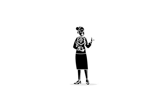 Teacher Class Education Silhouette – Clean Graphics for Bloggers & Content Publishers