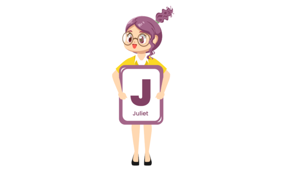 Teacher Education Alphabet J for Juliet Graphics