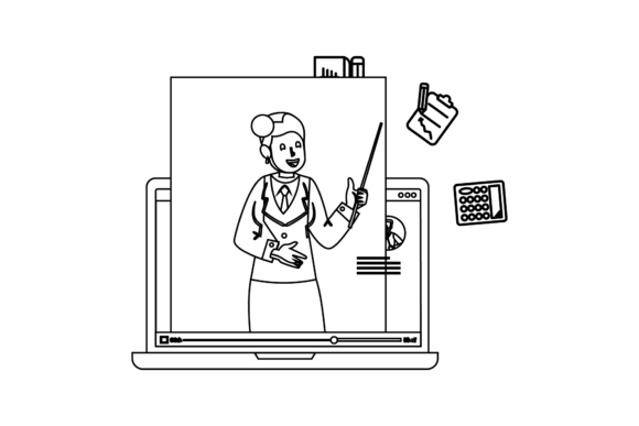 Teacher Education Outline Graphics and Icons Review